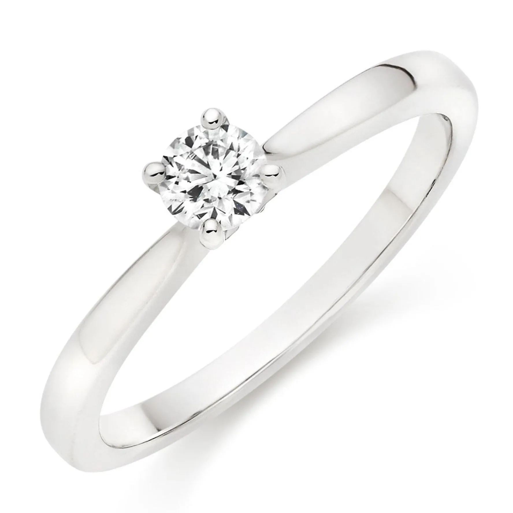 Hearts On Fire Purely Bridal Platinum Diamond Solitaire Ring