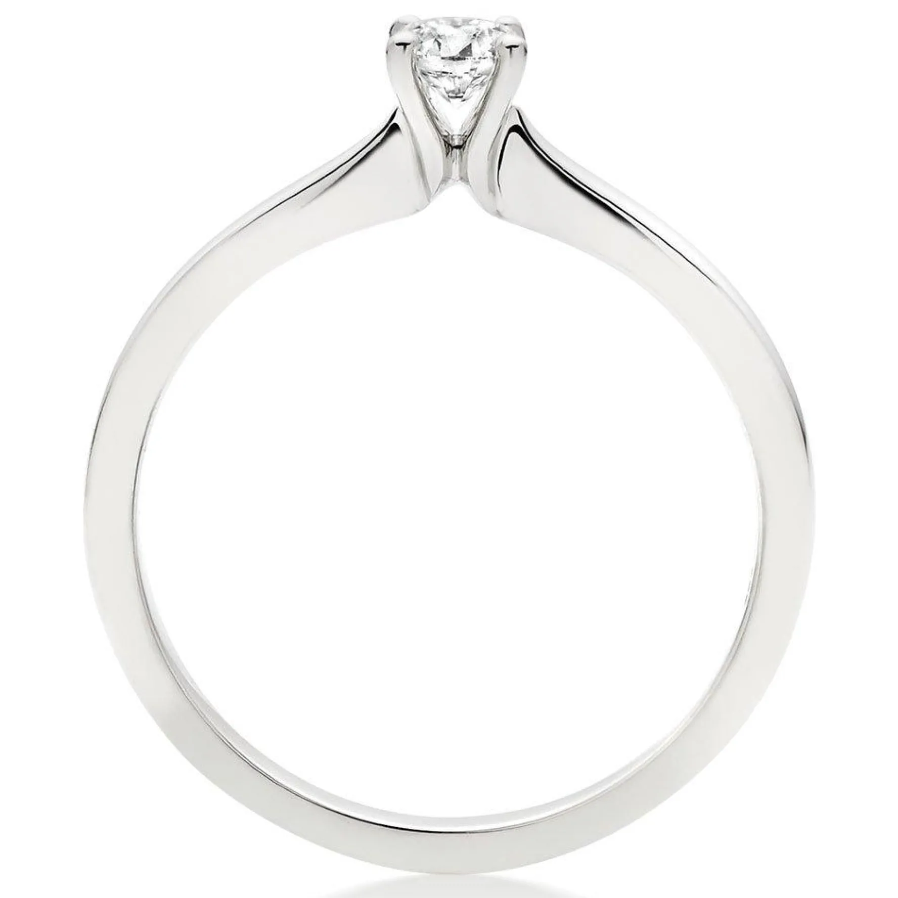 Hearts On Fire Purely Bridal Platinum Diamond Solitaire Ring
