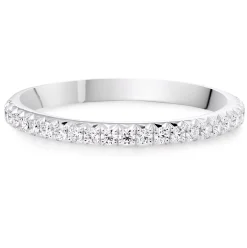 Hearts On Fire Vela Platinum Diamond Eternity Wedding Ring
