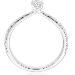 Hearts On Fire Vela Platinum Diamond Solitaire Ring