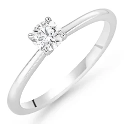 Hearts On Fire Vela Platinum Diamond Solitaire Ring
