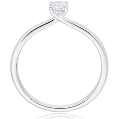 Hearts On Fire Vela Platinum Diamond Solitaire Ring