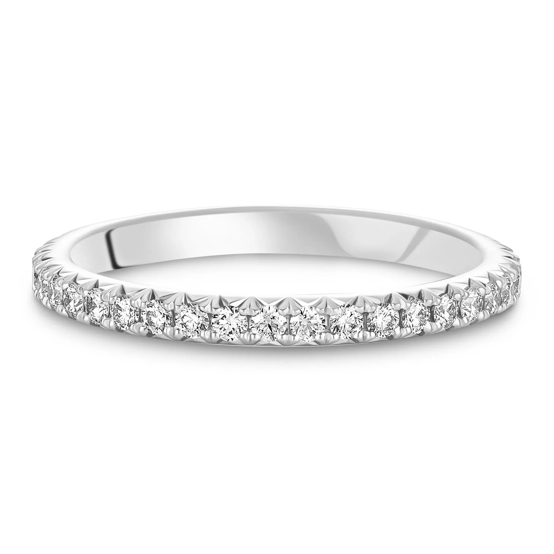 Hearts On Fire Vela Platinum Diamond 2mm Wedding Ring