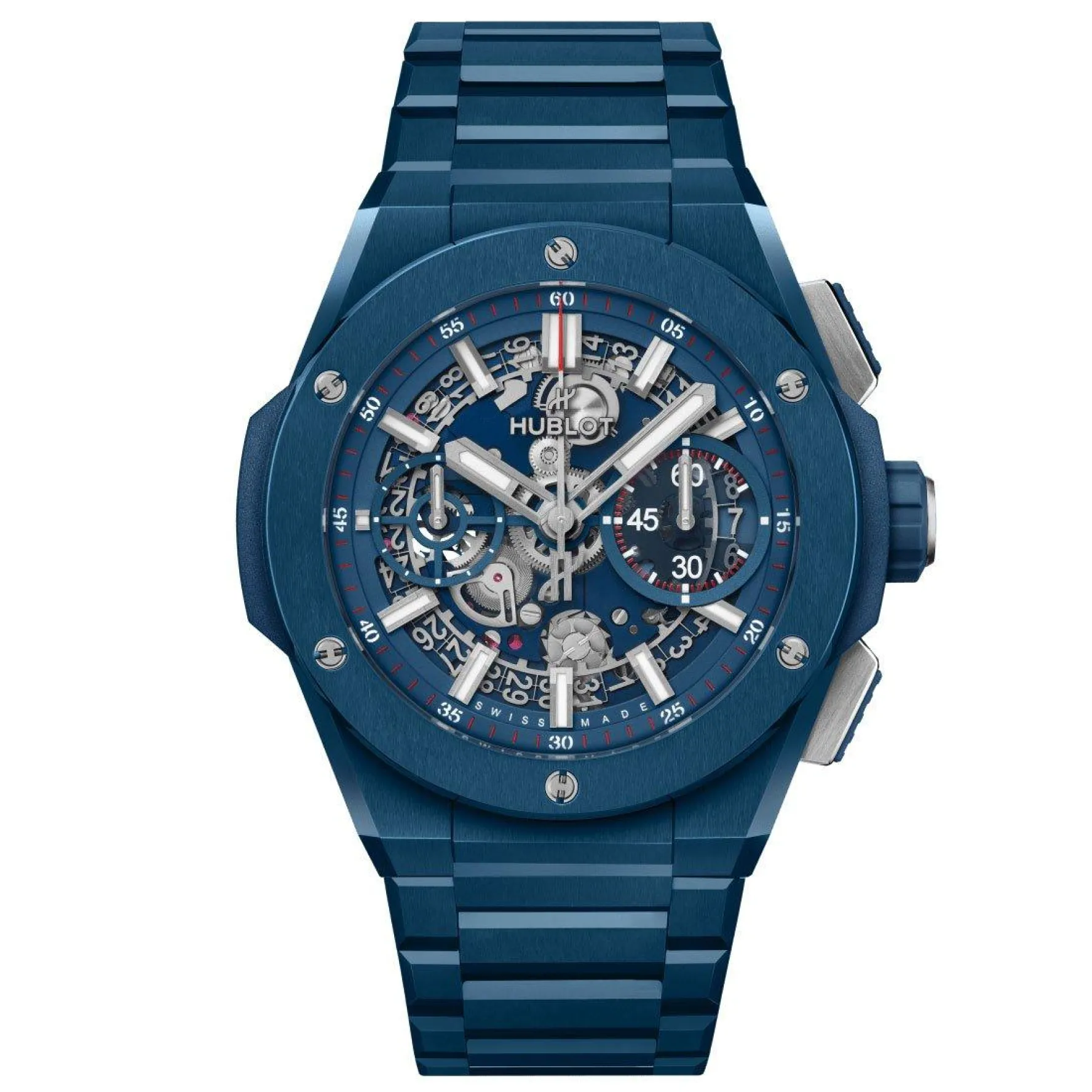 Hublot Big Bang Integrated Blue Ceramic 42mm Chronograph Automatic Watch