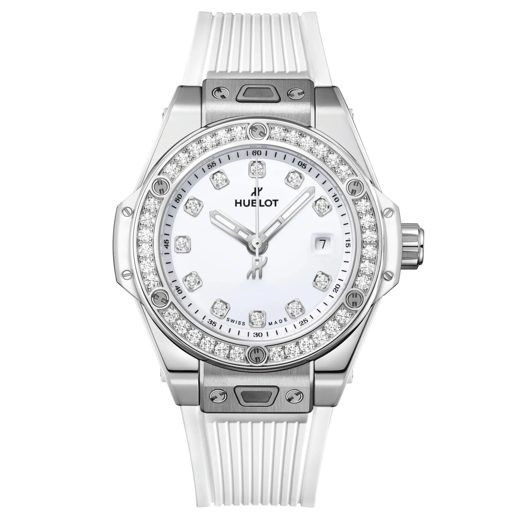 Hublot Big Bang One-Click Steel White Diamonds 33mm Automatic Ladies Watch