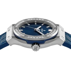 Hublot Classic Fusion 33mm Titanium Diamond Ladies Watch