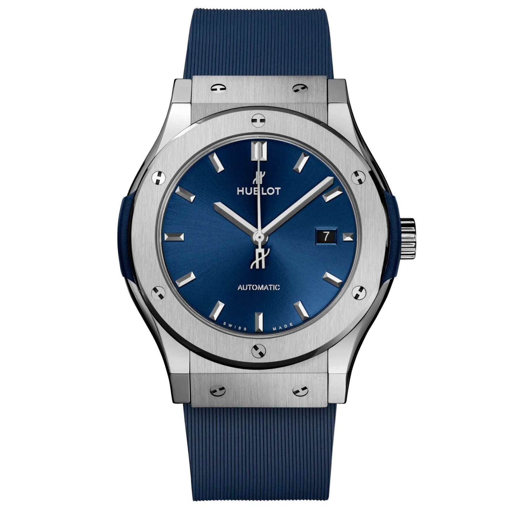Hublot Classic Fusion Titanium Blue 42mm Automatic Watch