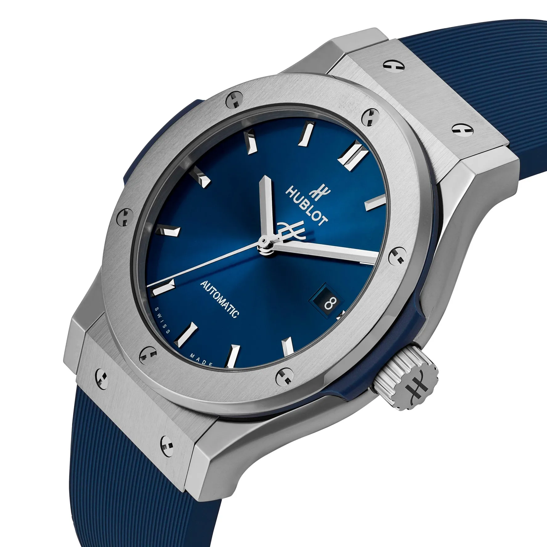 Hublot Classic Fusion Titanium Blue 42mm Automatic Watch