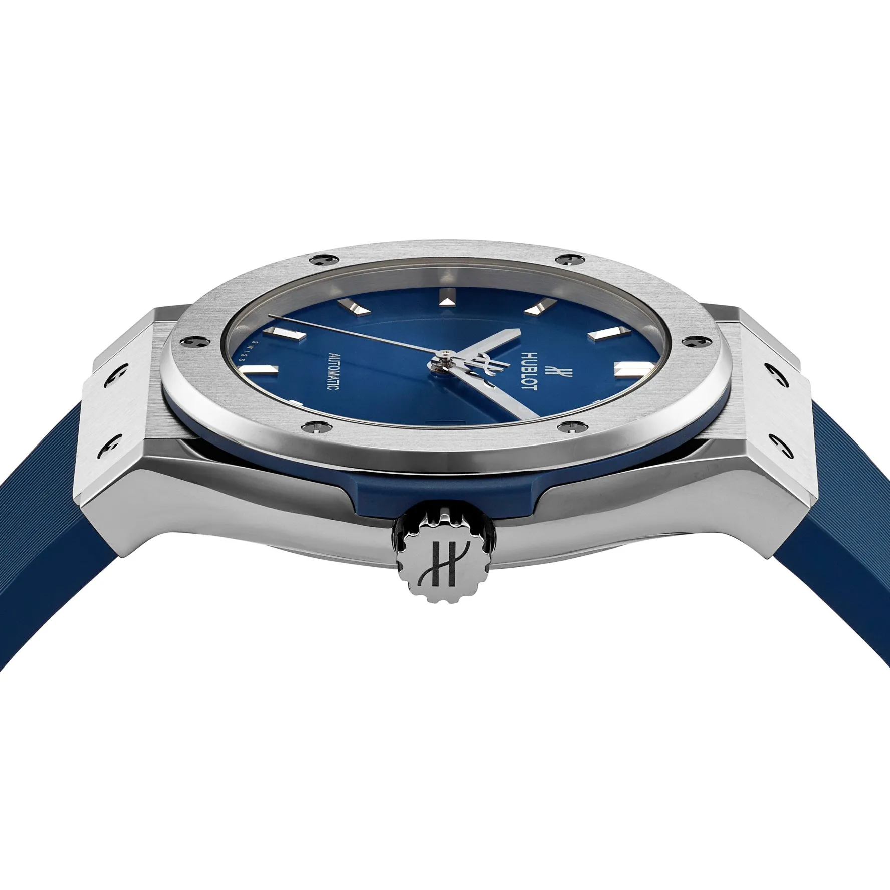 Hublot Classic Fusion Titanium Blue 42mm Automatic Watch