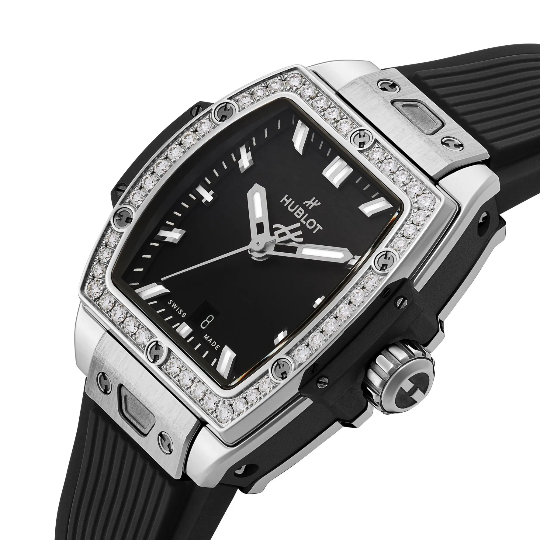 Hublot Spirit of Big Bang Steel Diamonds 32mm Automatic Ladies Watch