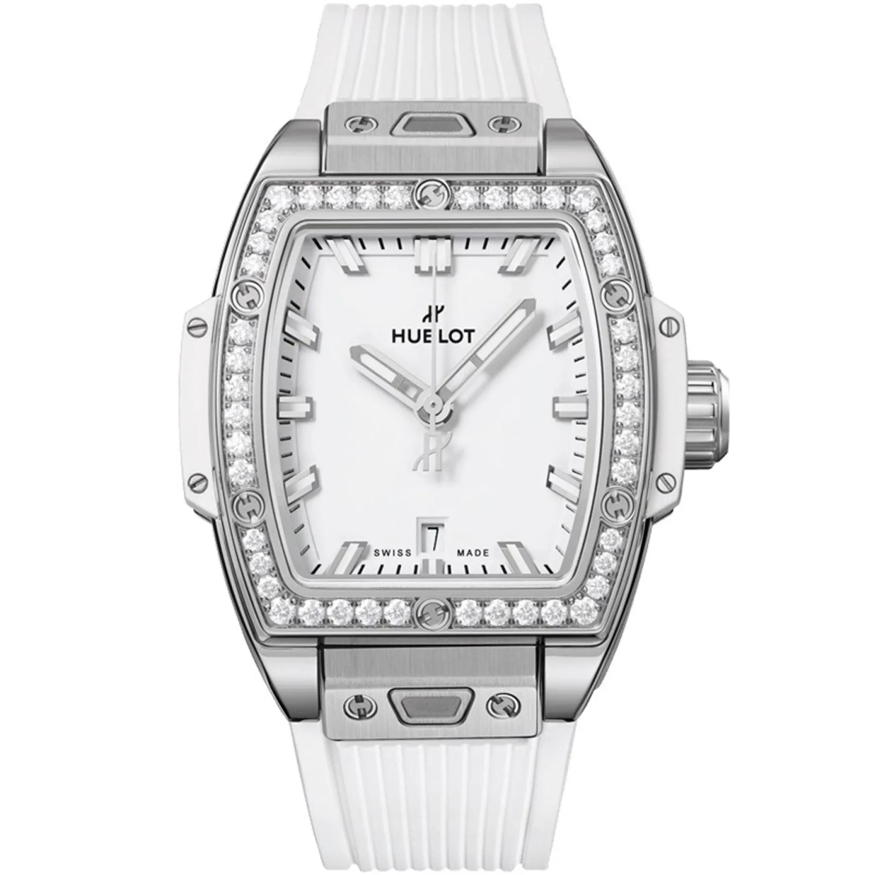 Hublot Spirit of Big Bang Steel White Diamonds 32mm Automatic Ladies Watch