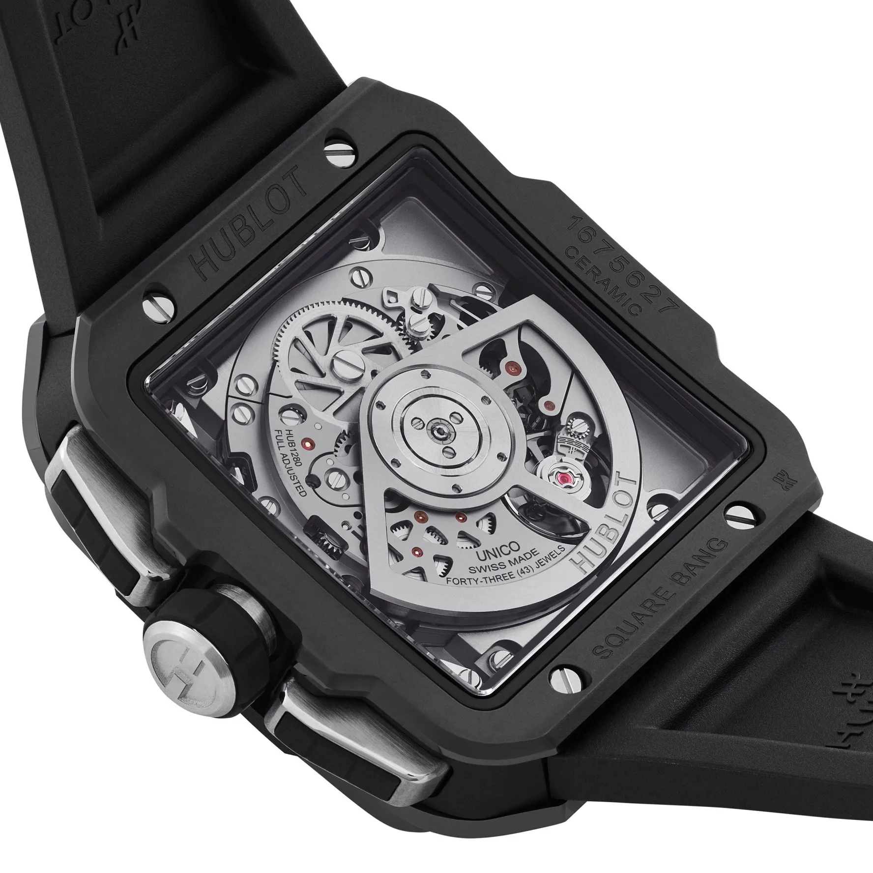 Hublot Square Bang Unico Black Magic 42mm Chronograph Ceramic Automatic Watch