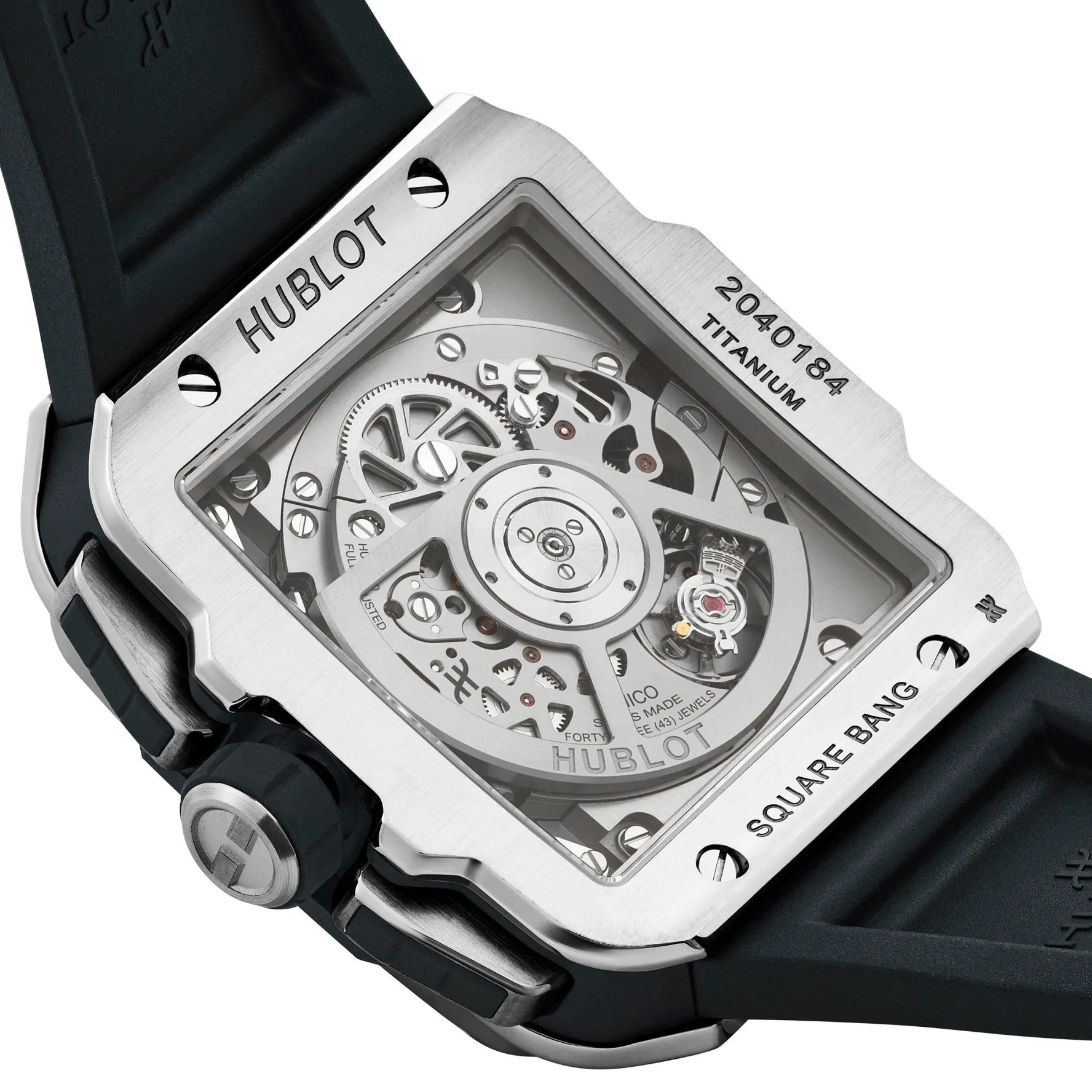 Hublot Square Bang Unico Titanium Diamonds 42mm Chronograph Automatic Watch