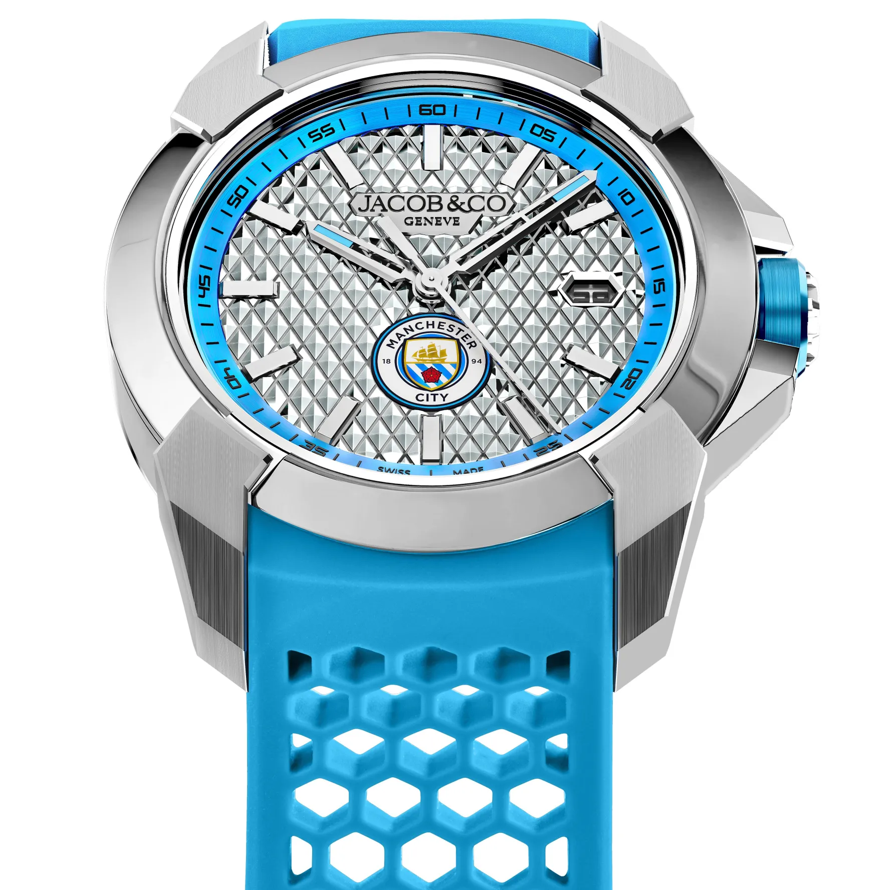 Jacob & Co. Limited Edition Epic X Sport Manchester City 41mm Titanium Automatic Watch