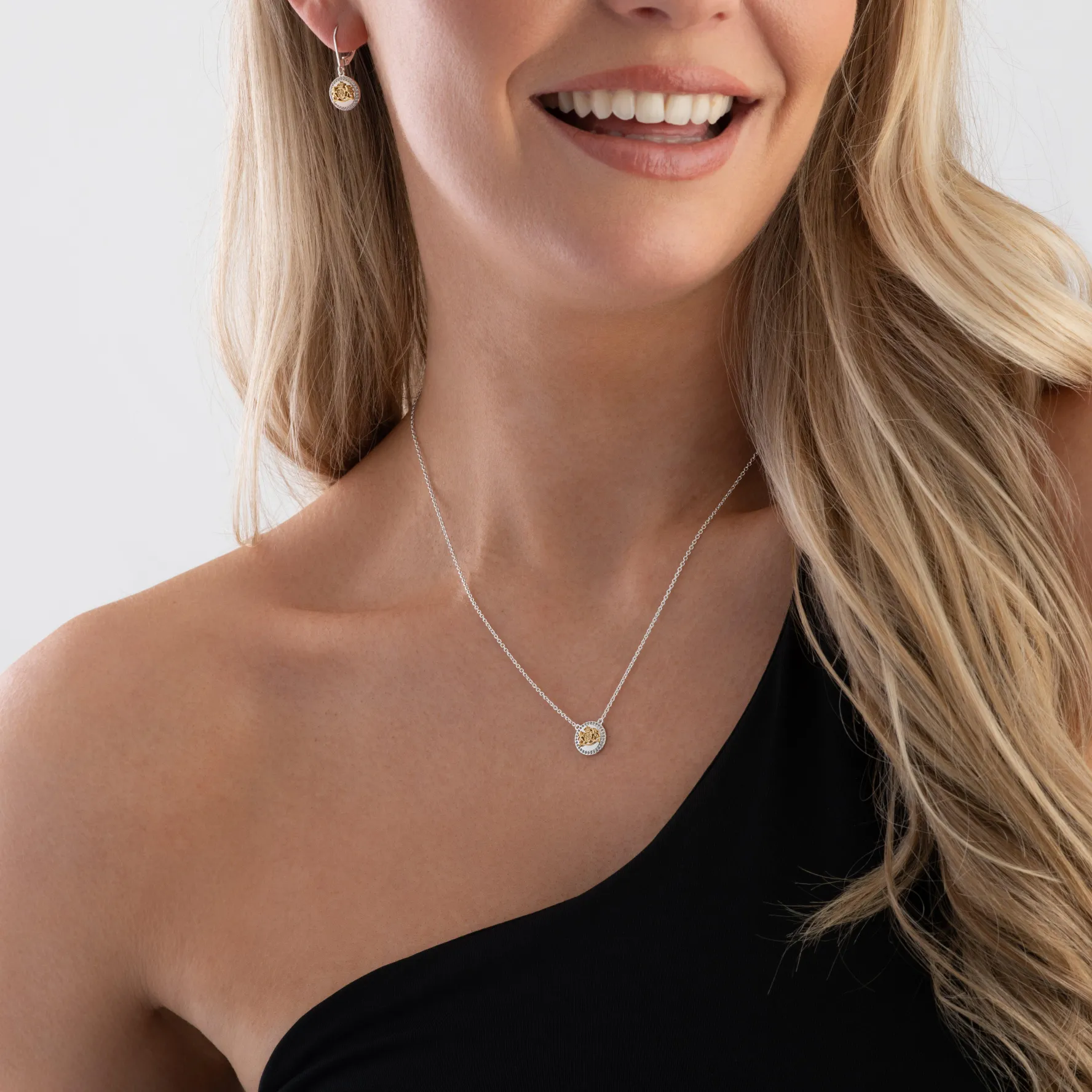 Lauren Ralph Lauren Exclusive Two-Tone Pave Drop Earrings