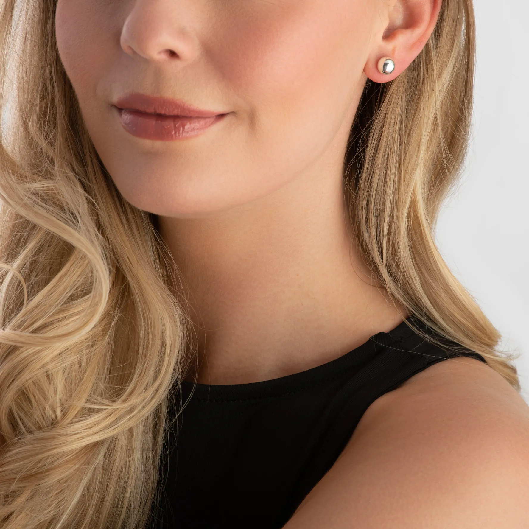 Lauren Ralph Lauren Silver Ball Stud Earrings