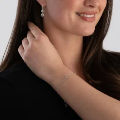 Lauren Ralph Lauren Silver Cubic Zirconia Bracelet