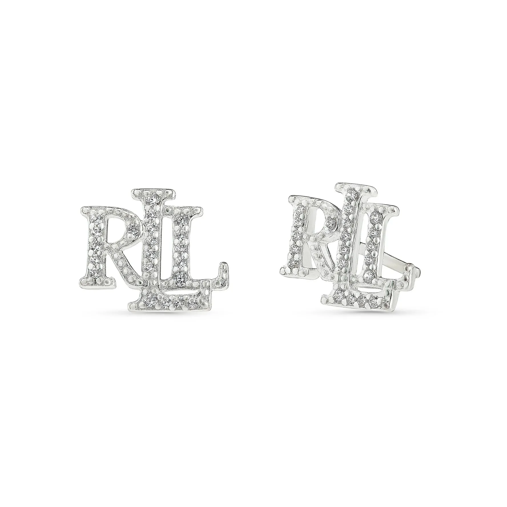 Lauren Ralph Lauren Silver Cubic Zirconia Stud Earrings