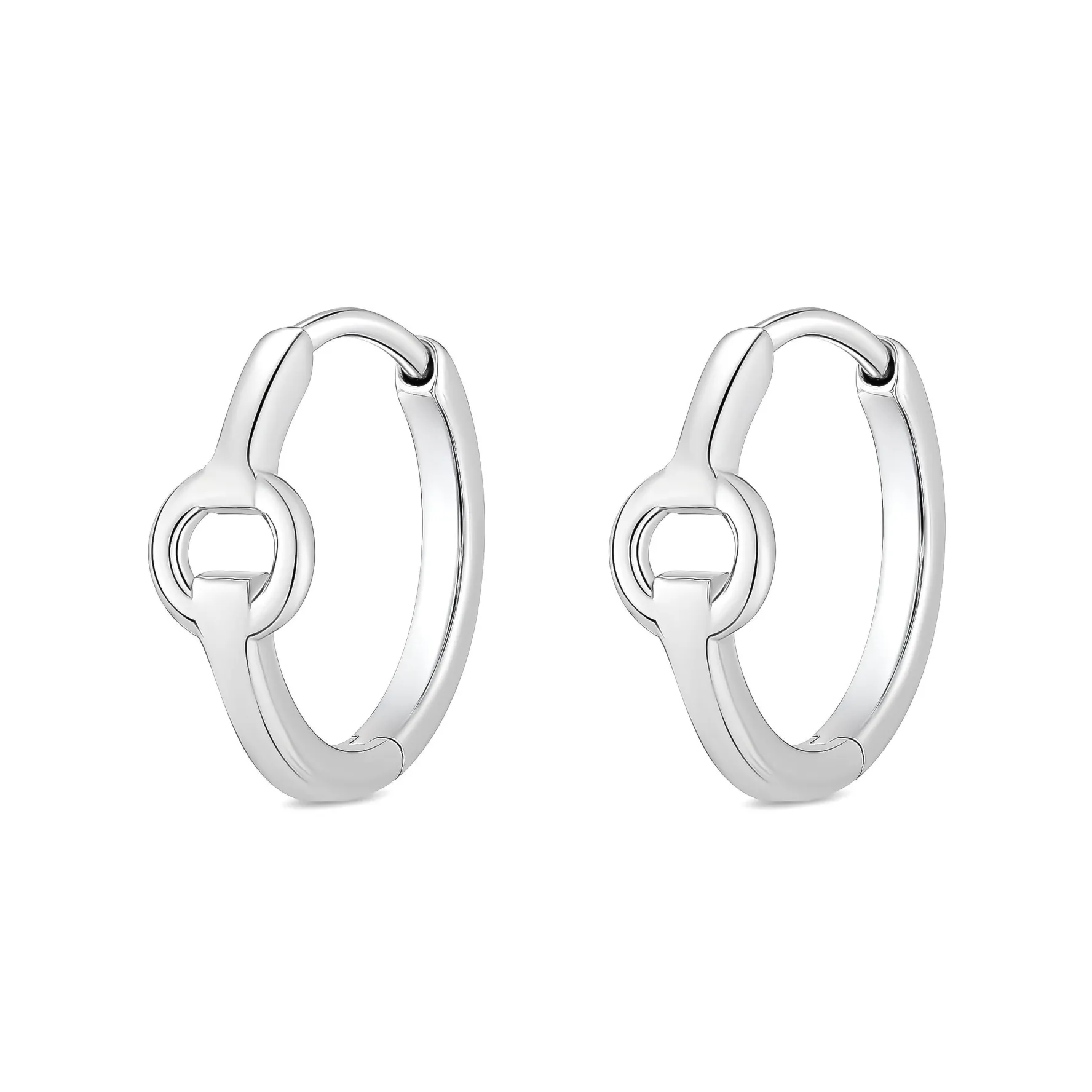 Lauren Ralph Lauren Silver Hoop Earrings