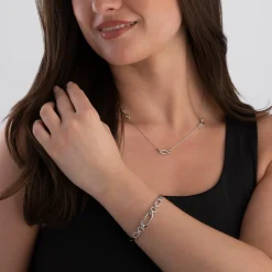 Lauren Ralph Lauren Silver Link Necklace