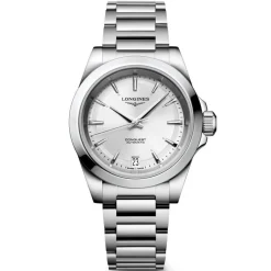 Longines Conquest 34mm Diamond Automatic Ladies Watch
