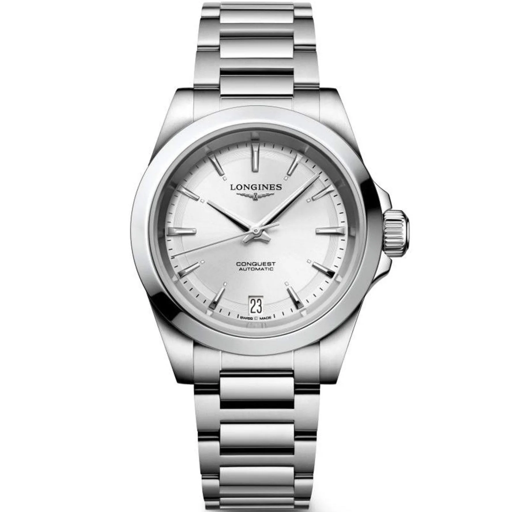 Longines Conquest 34mm Diamond Automatic Ladies Watch
