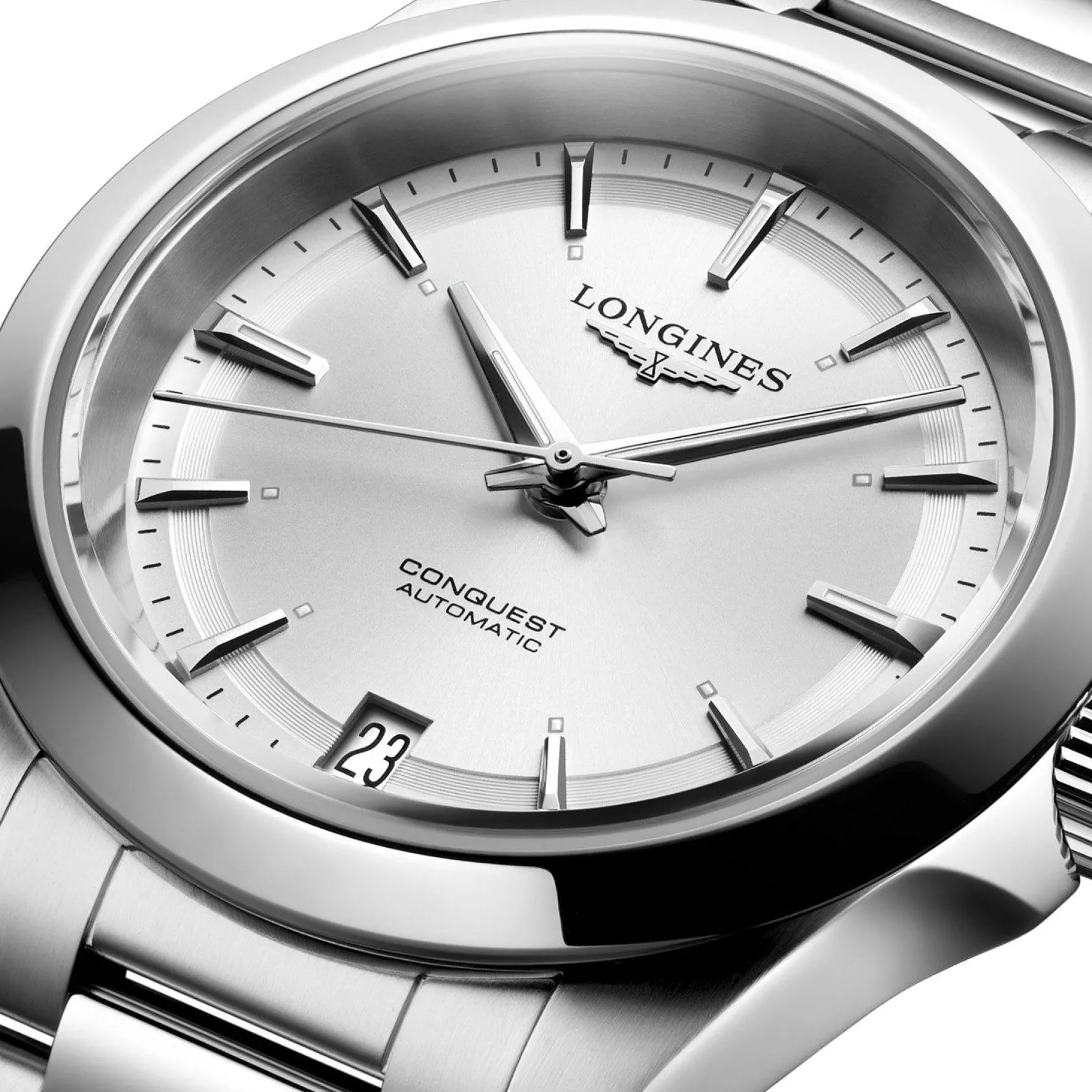 Longines Conquest 34mm Diamond Automatic Ladies Watch