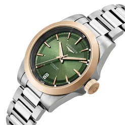 Longines Conquest 34mm Stainless Steel and 18ct Rose Gold Automatic Ladies Watch