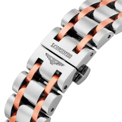 Longines DolceVita 37mm Stainless Steel and 18ct Rose Gold Ladies Watch