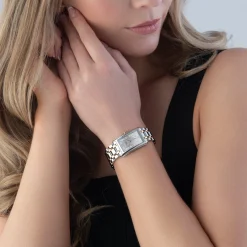 Longines DolceVita 37mm Stainless Steel and 18ct Rose Gold Ladies Watch
