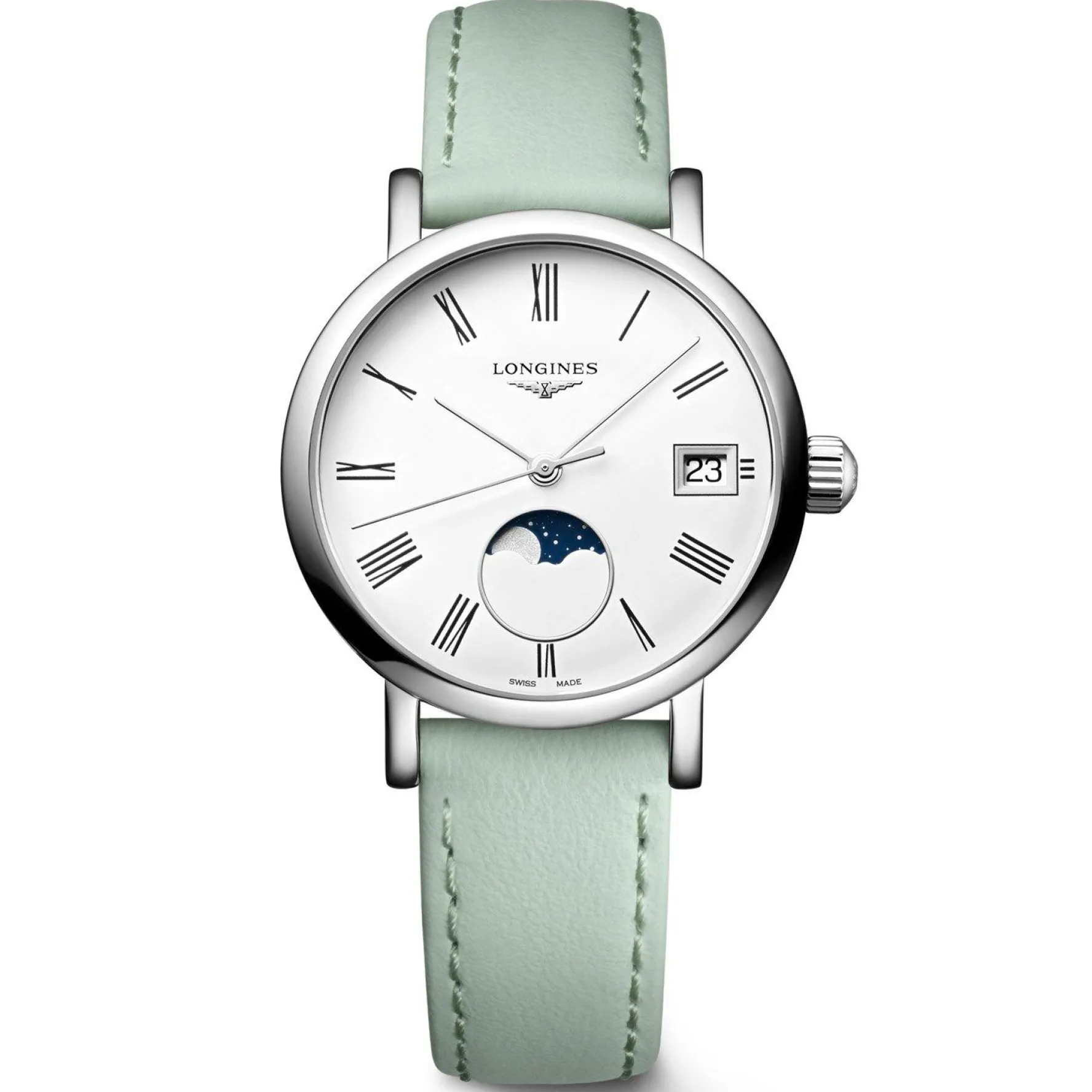 Longines Elegant Collection 30mm Moonphase Ladies Watch