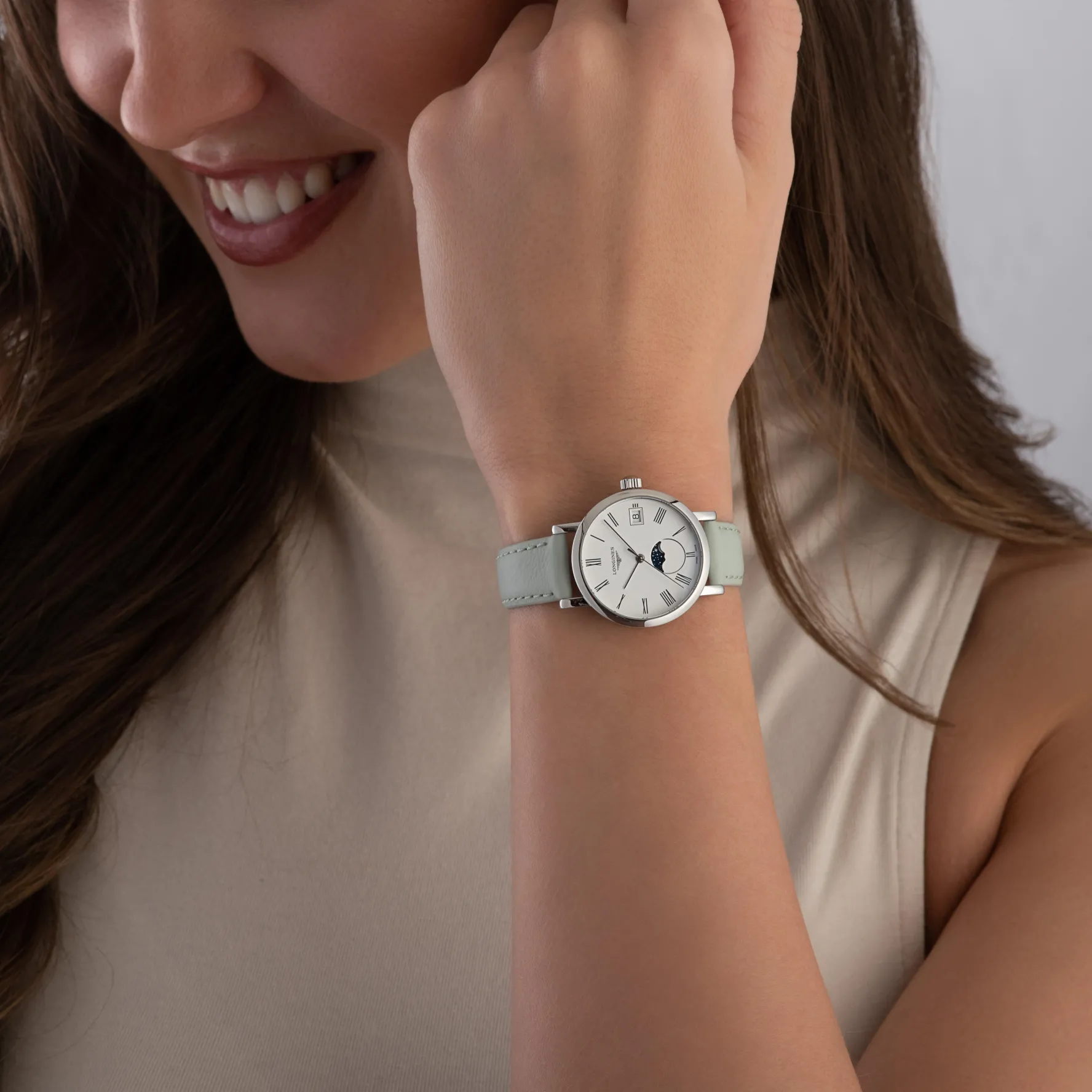 Longines Elegant Collection 30mm Moonphase Ladies Watch