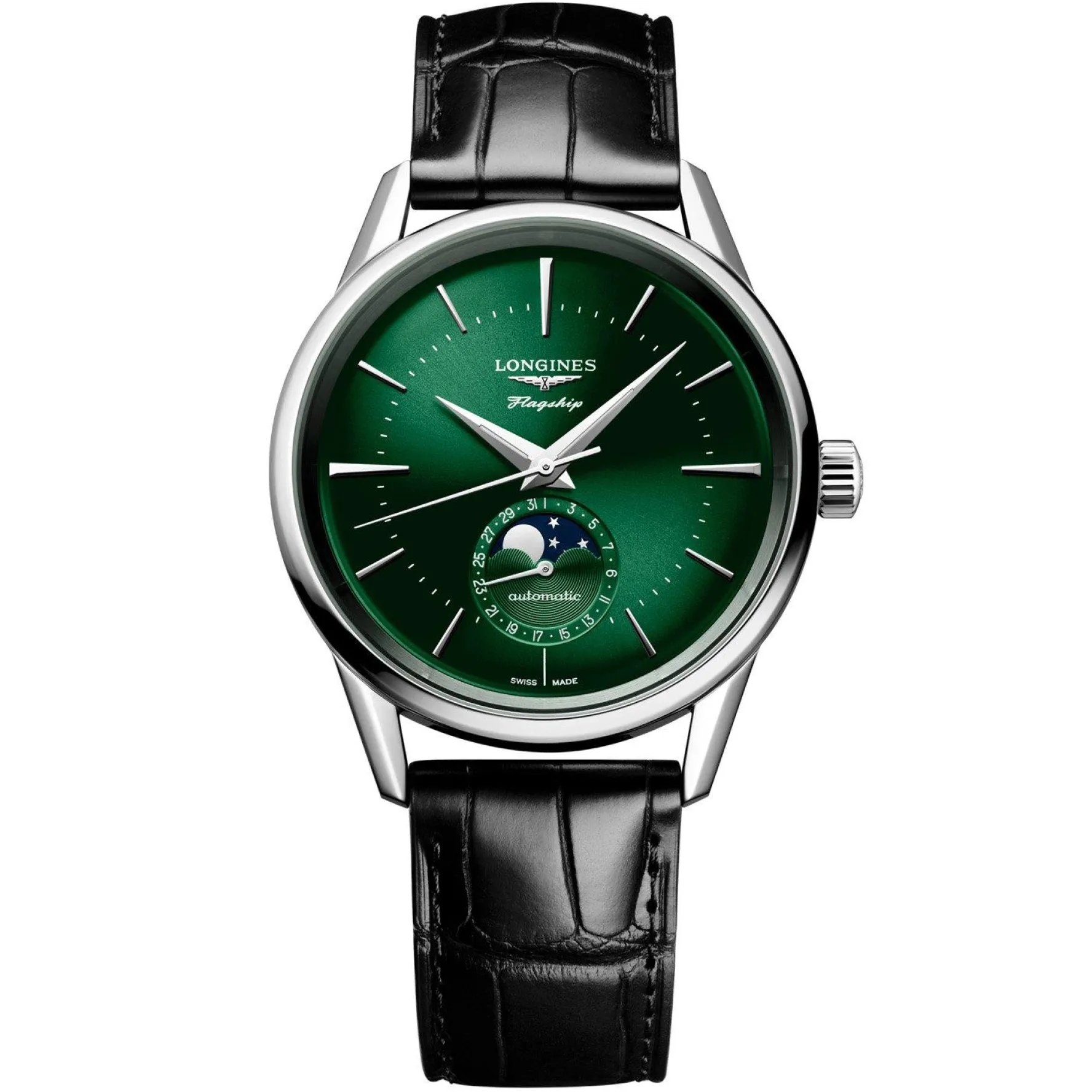 Longines Heritage 38.5mm Moonphase Automatic Men’s Watch