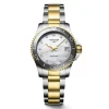 Longines HydroConquest 32mm Stainless Steel and Yellow Gold PVD Diamond Ladies Watch