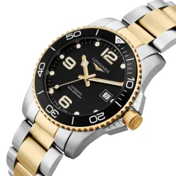 Longines HydroConquest 41mm Stainless Steel and Yellow Gold Tone Automatic Men's Watch