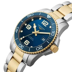 Longines HydroConquest 41mm Stainless Steel and Yellow Gold Tone Automatic Men's Watch