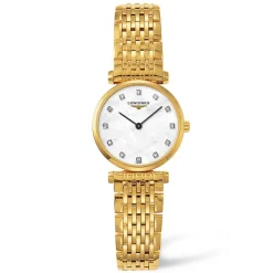 Longines La Grande Classique 24mm Yellow Gold PVD Diamond Ladies Watch