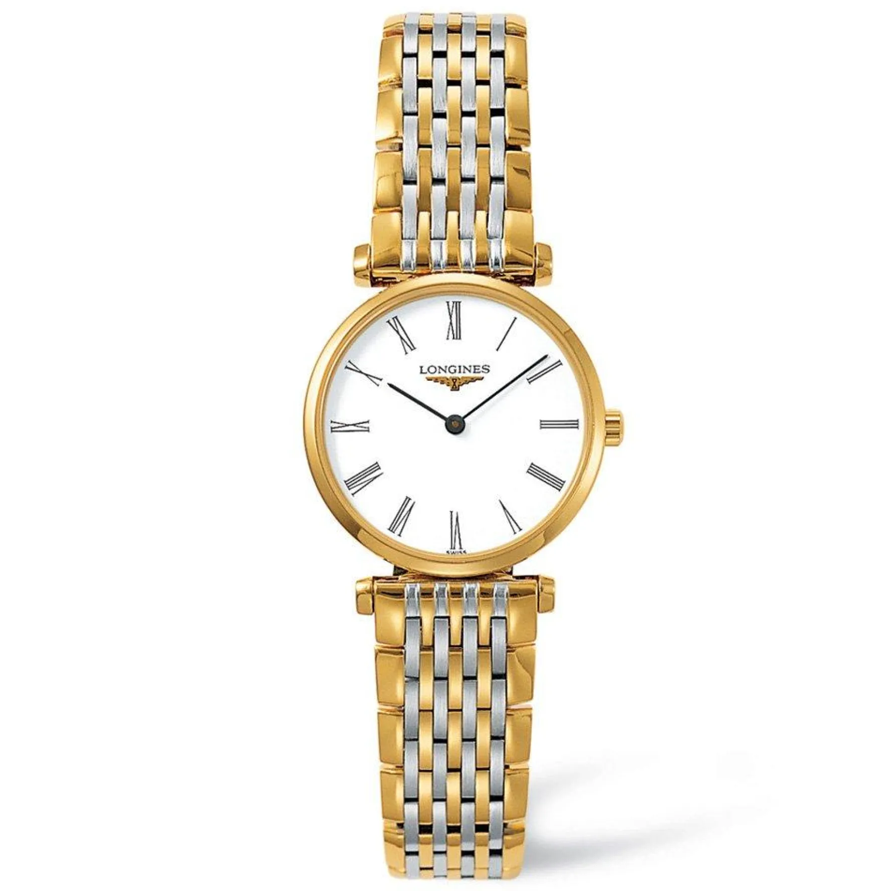 Longines La Grande Classique Gold Plated and Stainless Steel Ladies Watch