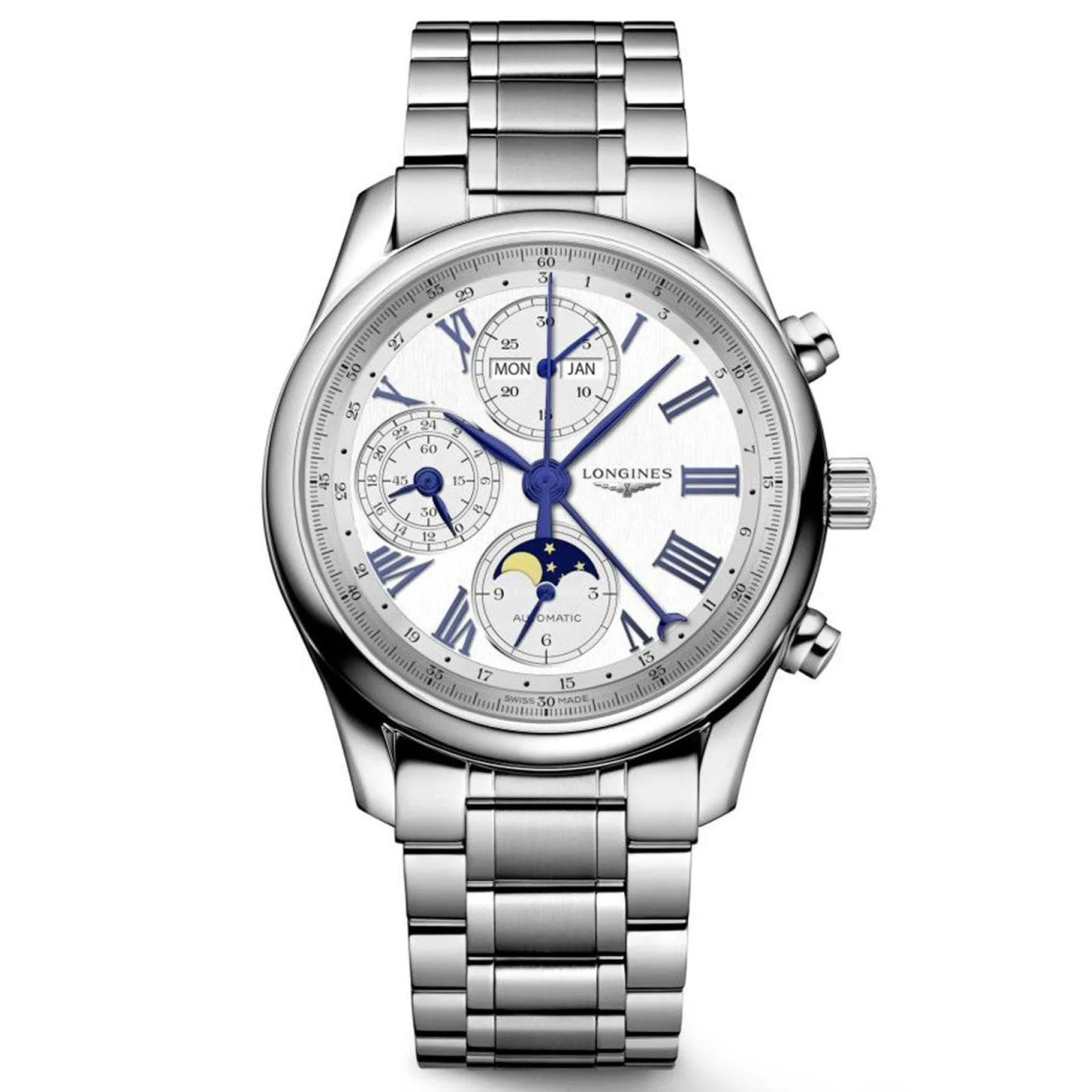 Longines Master Collection 40mm Chronograph Moonphase Automatic Men’s Watch