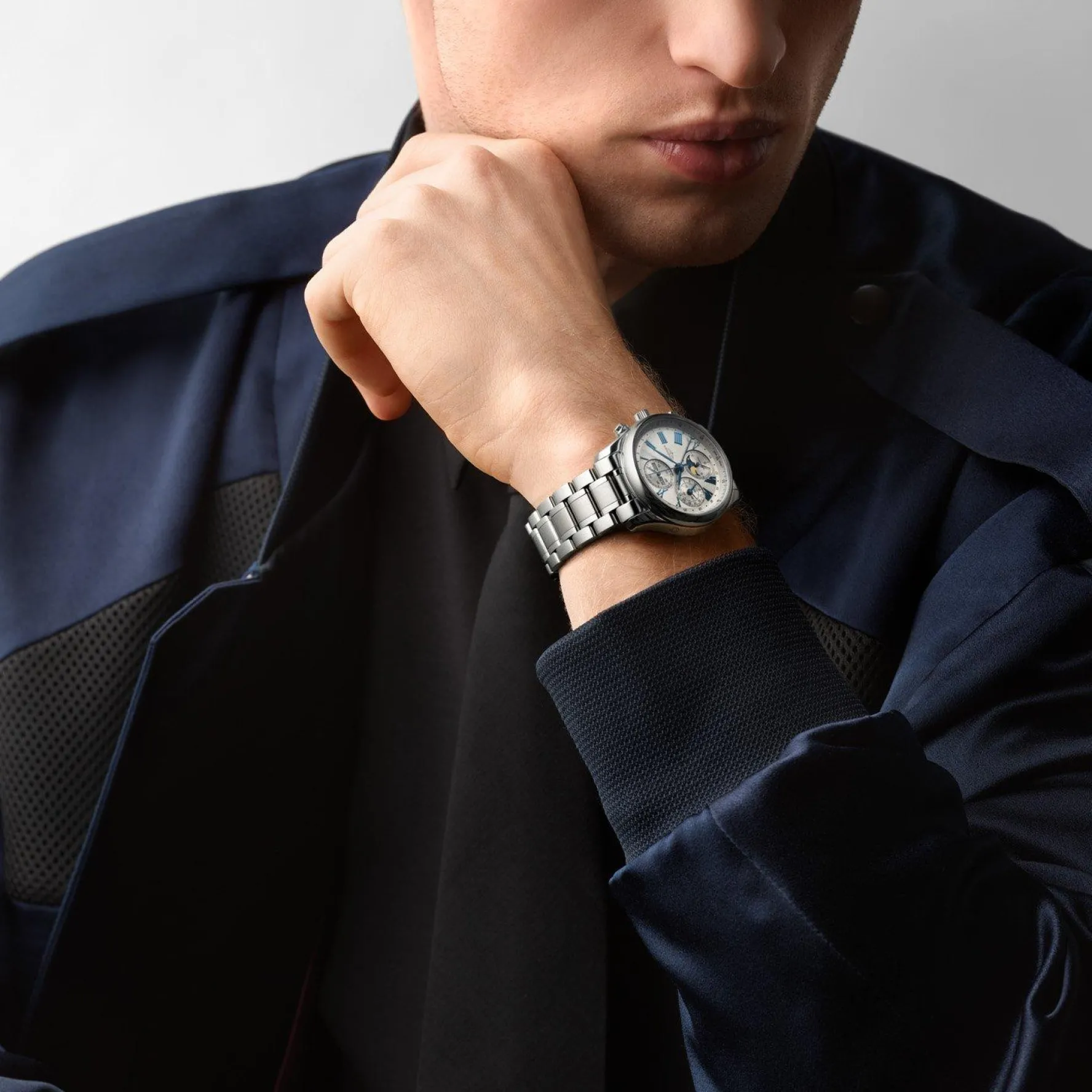 Longines Master Collection 40mm Chronograph Moonphase Automatic Men’s Watch