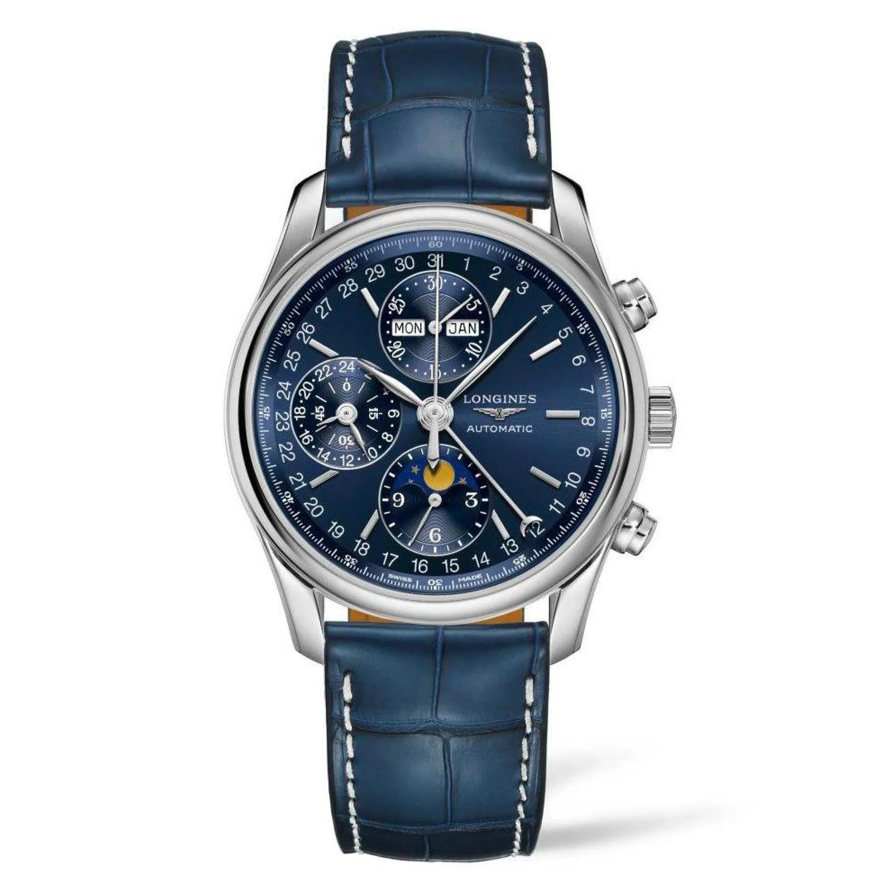 Longines Master Collection 40mm Chronograph Moonphase Automatic Men's Watch