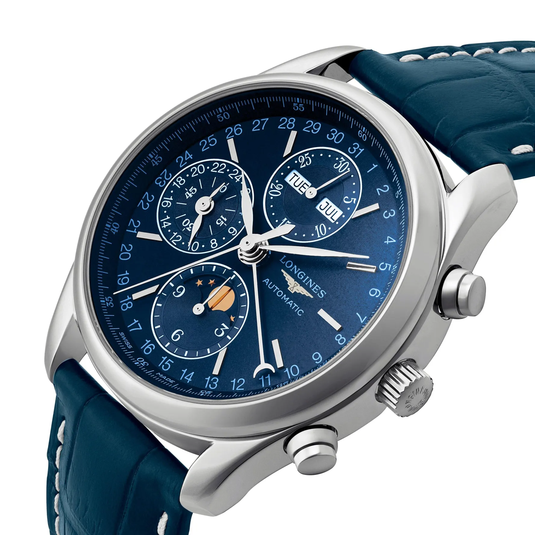 Longines Master Collection 40mm Chronograph Moonphase Automatic Men's Watch