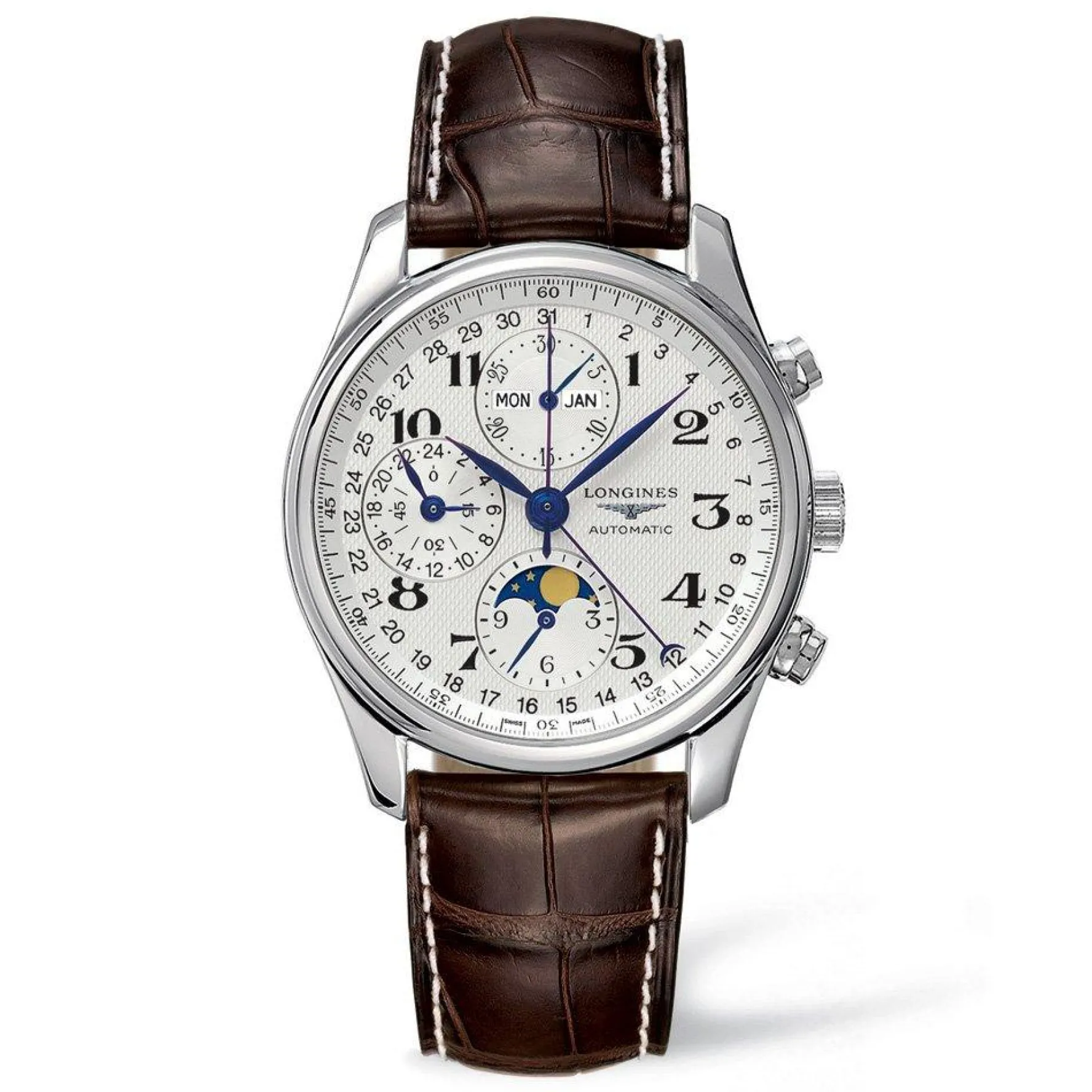 Longines Master Collection 40mm Chronograph Moonphase Automatic Men's Watch