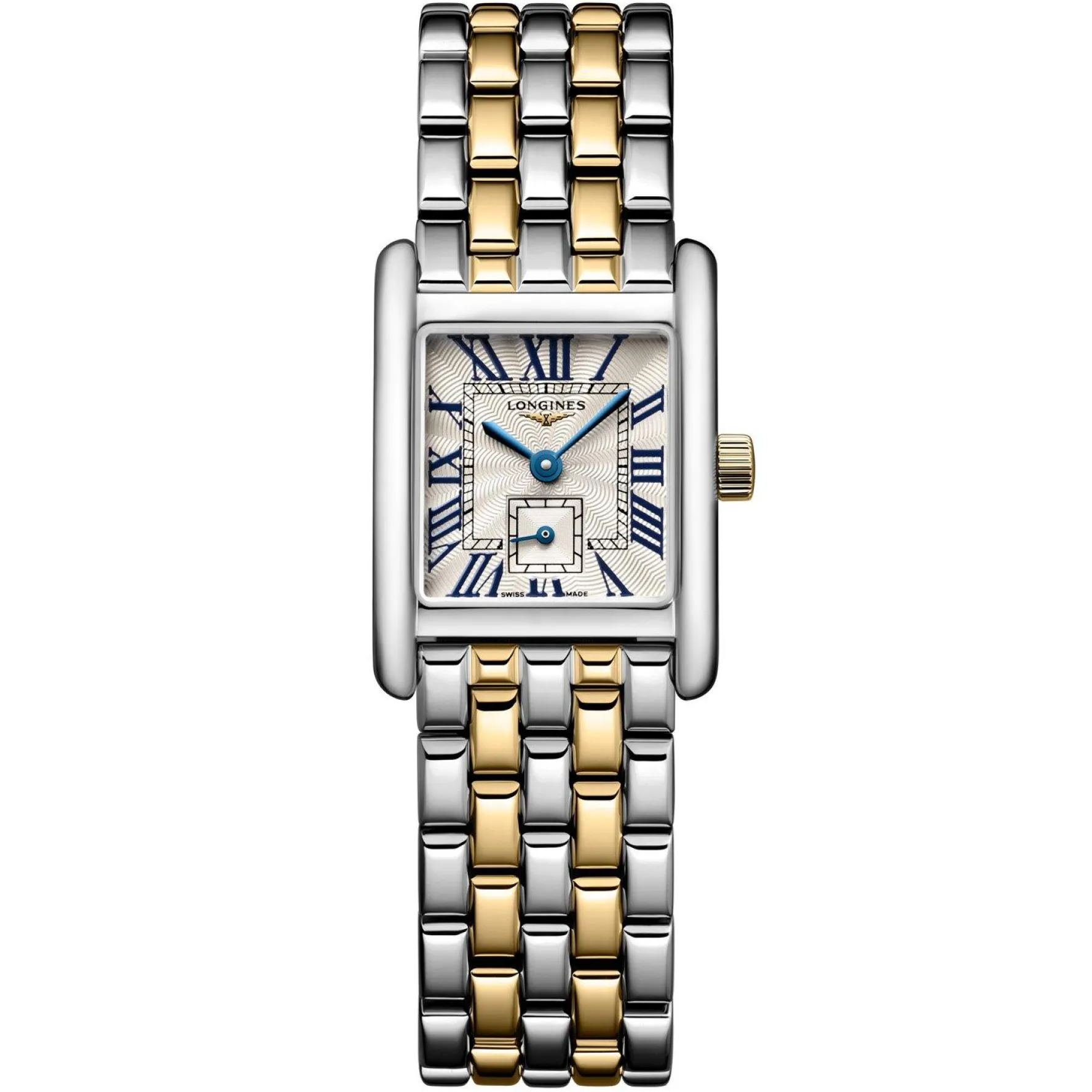 Longines Mini Dolcevita 29mm Stainless Steel 18K Yellow Gold Ladies Watch