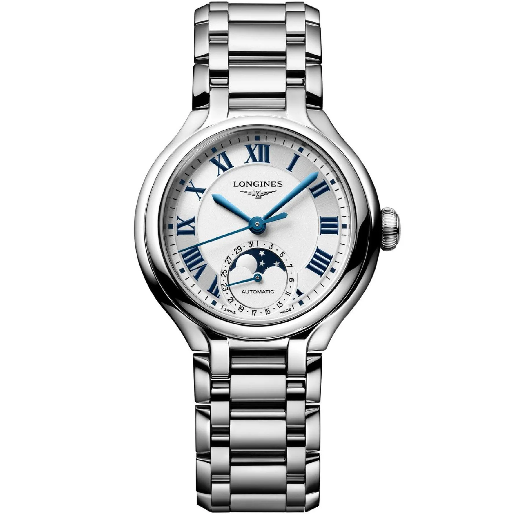 Longines Primaluna Moonphase 34mm Automatic Ladies Watch