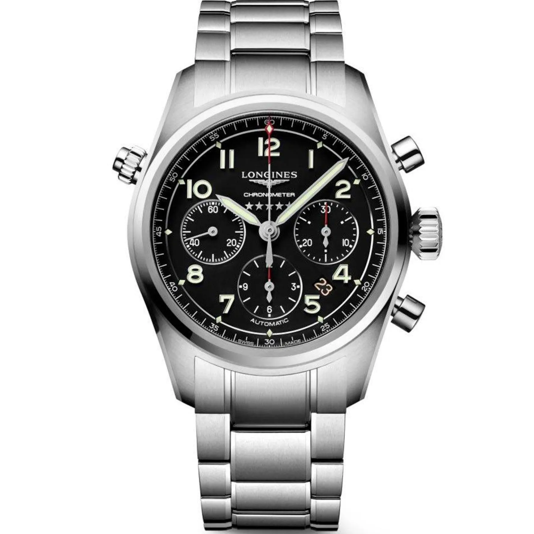 Longines Spirit 42mm Chronograph Automatic Men's Watch