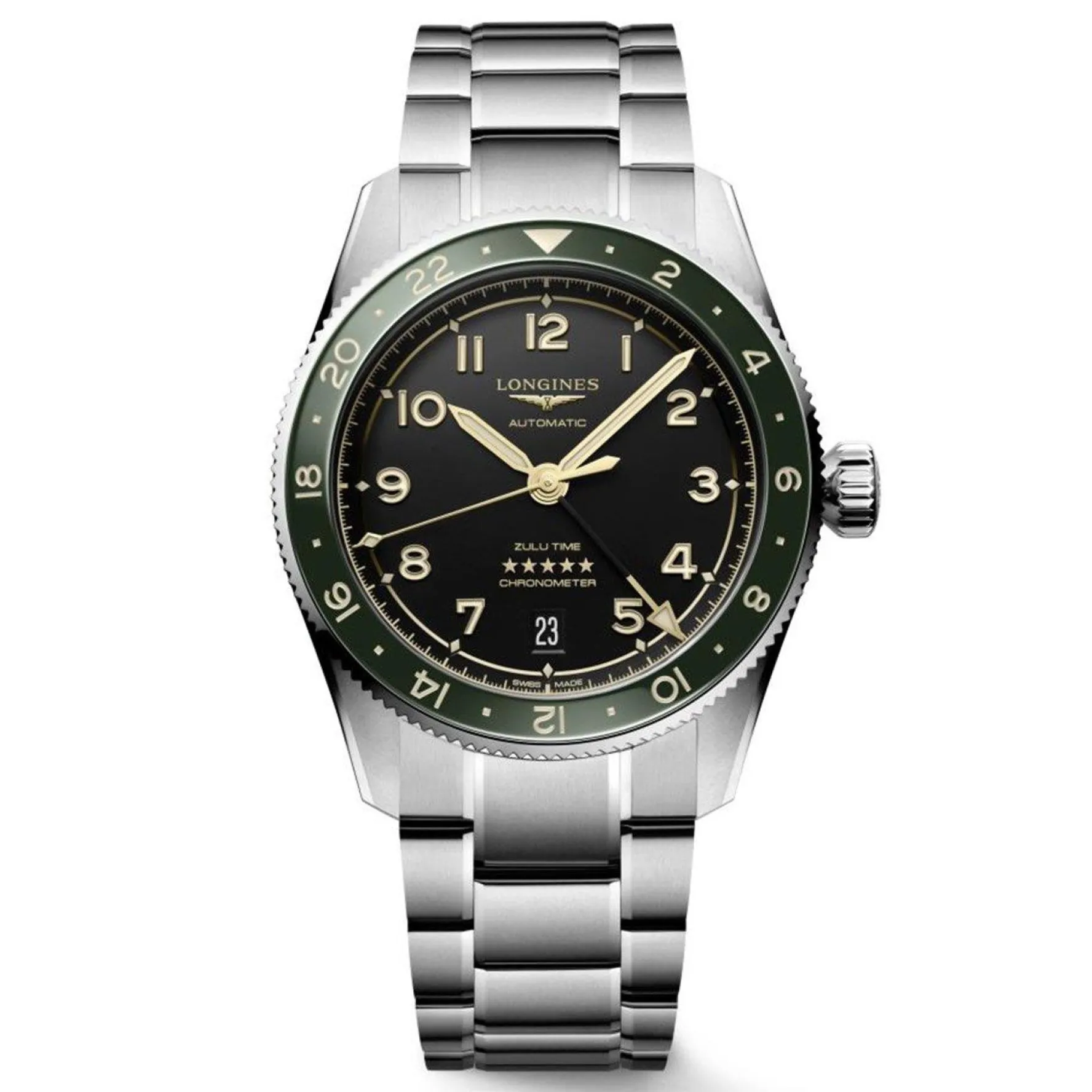 Longines Spirit Zulu Time 39mm Automatic Men’s Watch