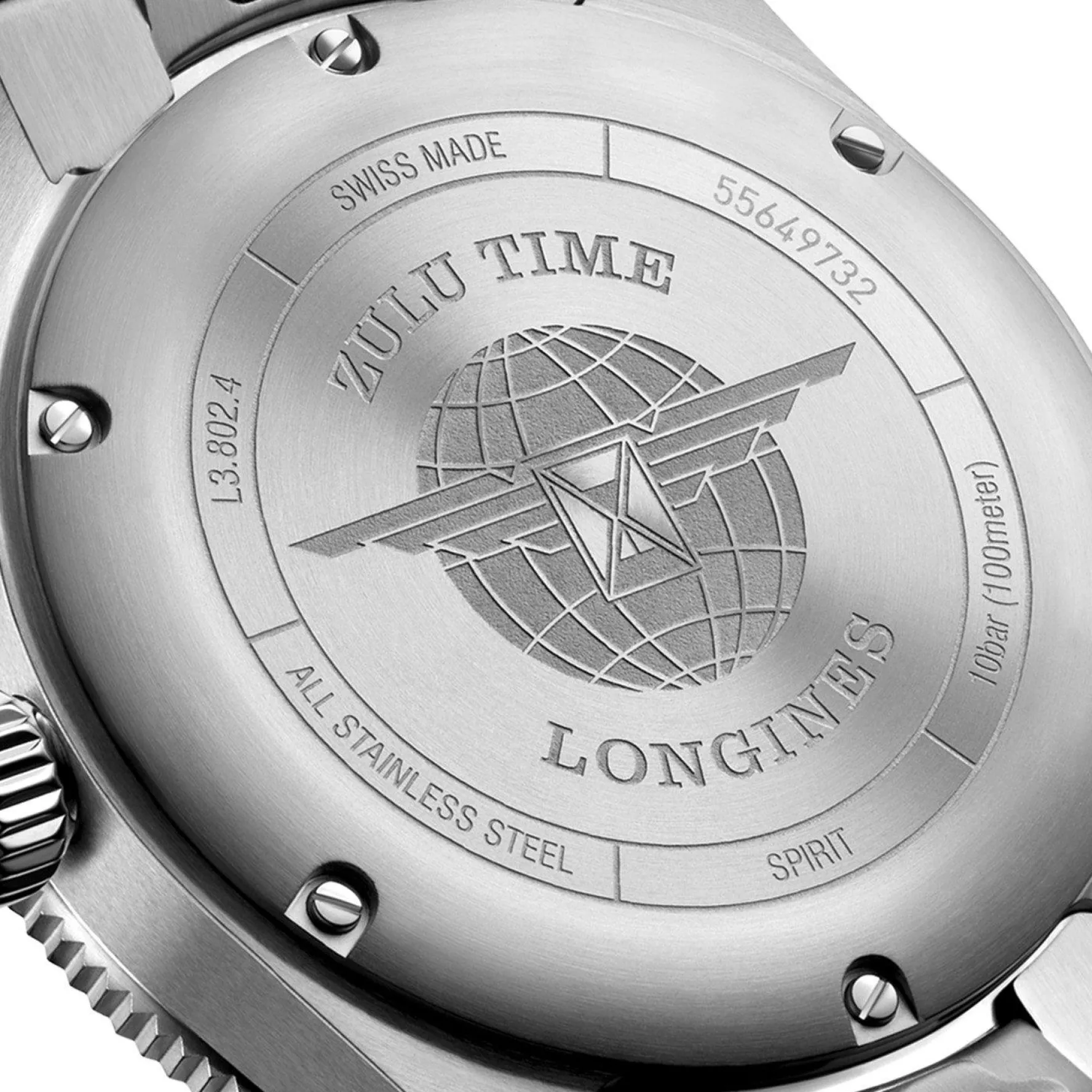 Longines Spirit Zulu Time 39mm Automatic Men’s Watch
