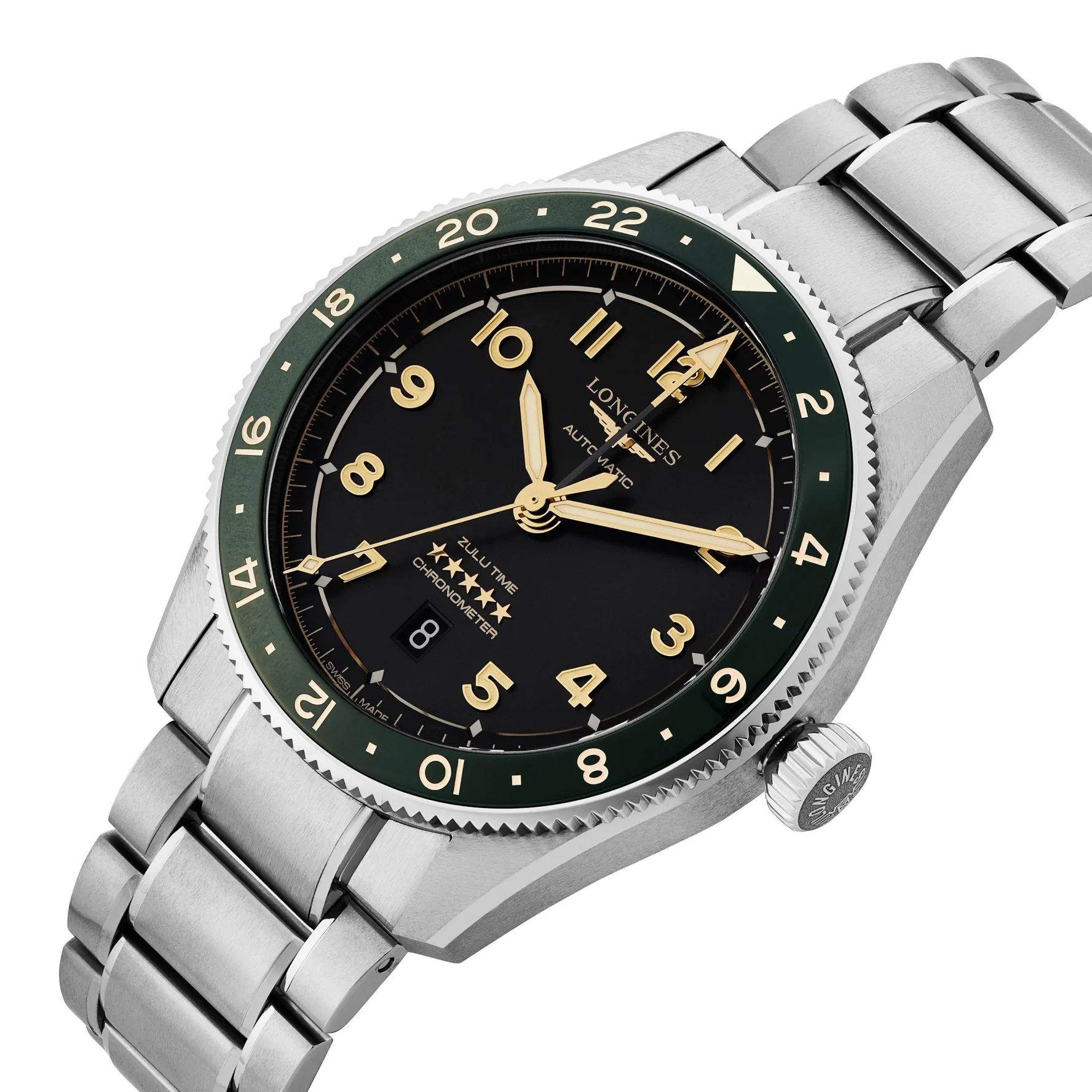 Longines Spirit Zulu Time 42mm Automatic Men’s Watch