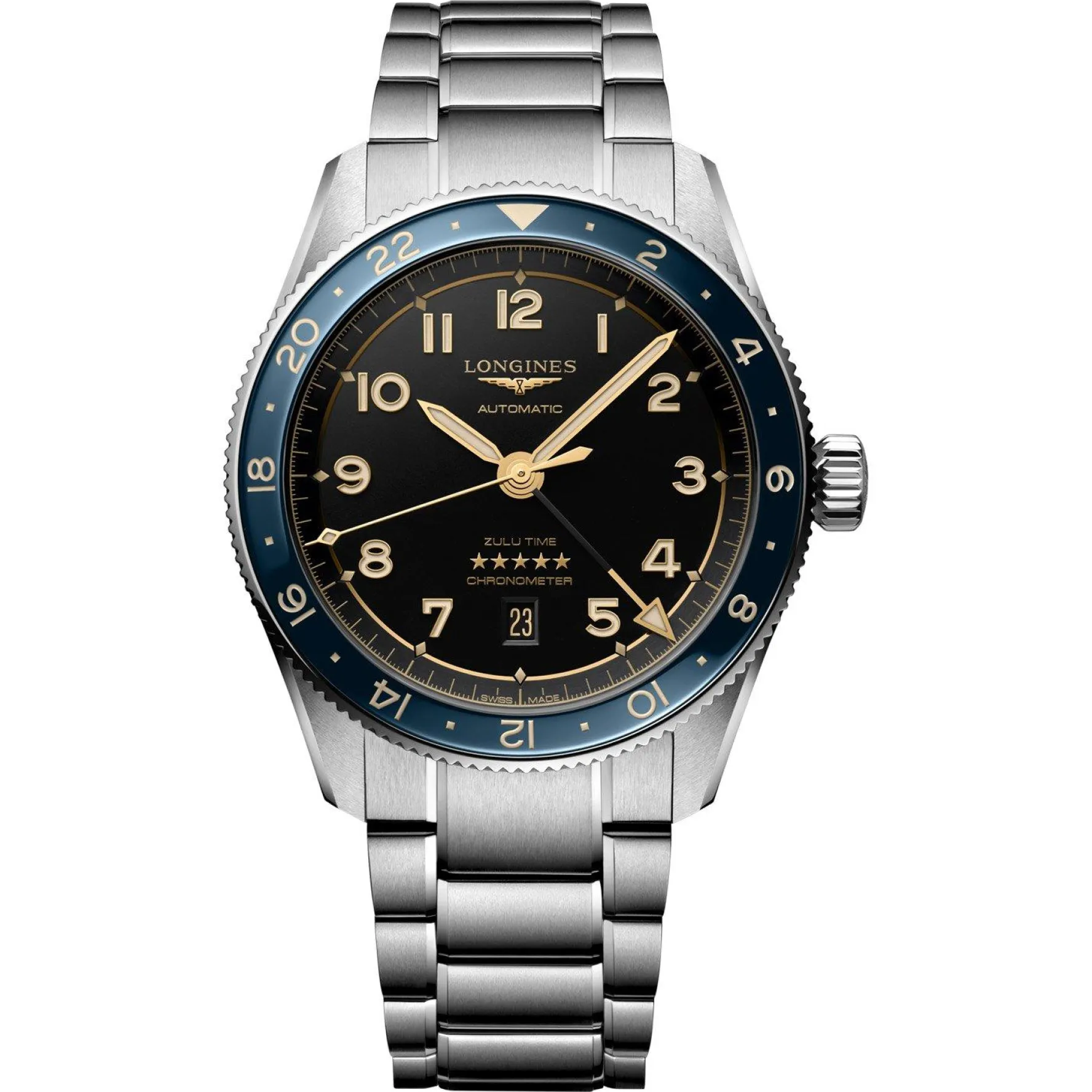 Longines Spirit Zulu Time 42mm Automatic Men’s Watch
